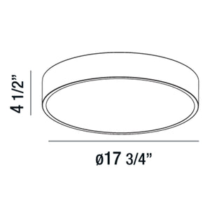 Eurofase - 32694-017 - NAPOLEON,1LT LED FLUSH,30W,WHT - NAPOLEON - White