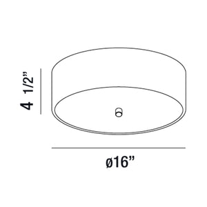 Eurofase - 33227-30-016 - ELEMENT,3LT LED FLUSHMOUNT,BN - ELEMENT - Brushed Nickel