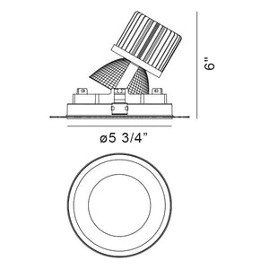 Eurofase - 35144-30-01 - AMIGO,TL,1LT,GIMB,RD,26W,30K,B - AMIGO - Black