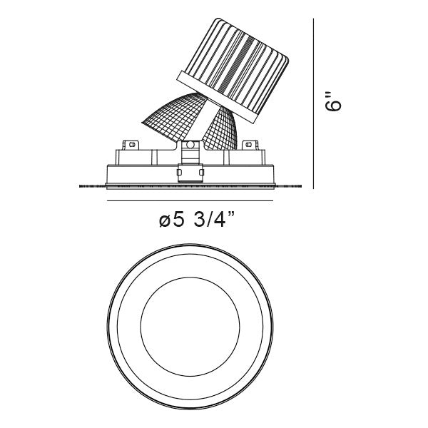 Eurofase - 35144-35-02 - AMIGO,TL,1LT,GIMB,RD,26W,35K,W - AMIGO - White