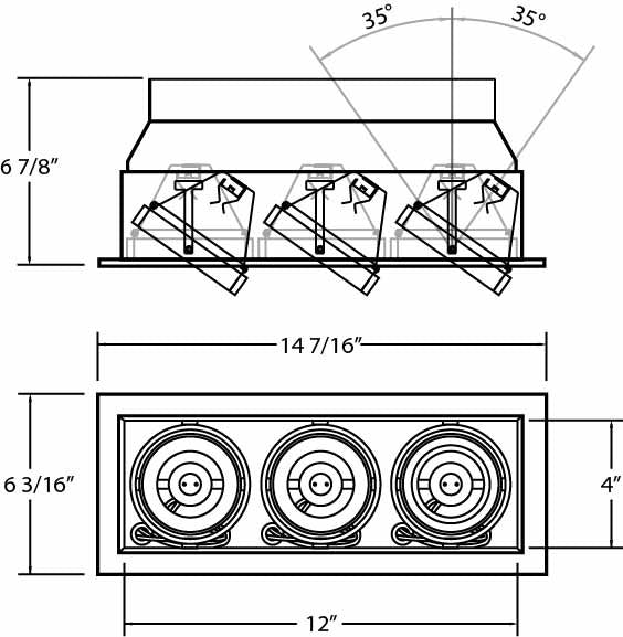 Eurofase - TE113GU10-01 - Recessed - Black