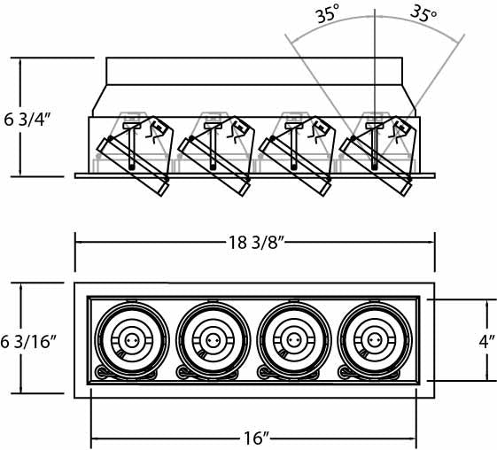 Eurofase - TE114AGU10-02 - Recessed - White