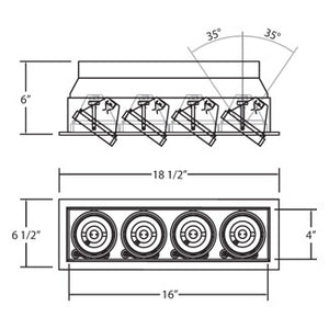 Eurofase - TE114ATR-22 - Recessed - White