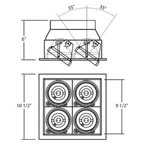 Eurofase - TE114BTR-22 - Recessed - White