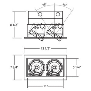 Eurofase - TE132-0N - Recessed - Platinum