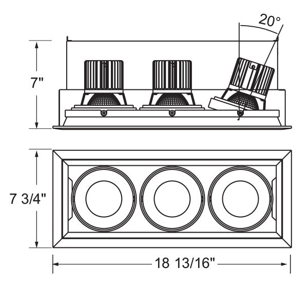 Eurofase - TE133LED-30-2-0N - LED Recessed - Platinum