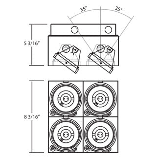 Eurofase - TE214BGU10-02 - Recessed - White