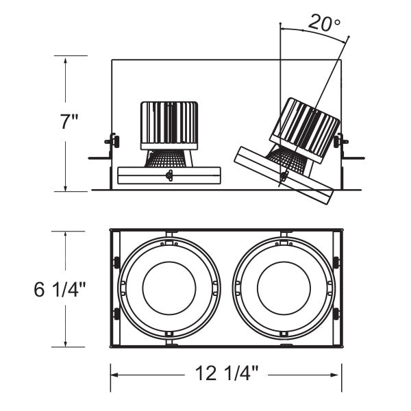 Eurofase - TE222LED-30-2-01 - LED Recessed - Black