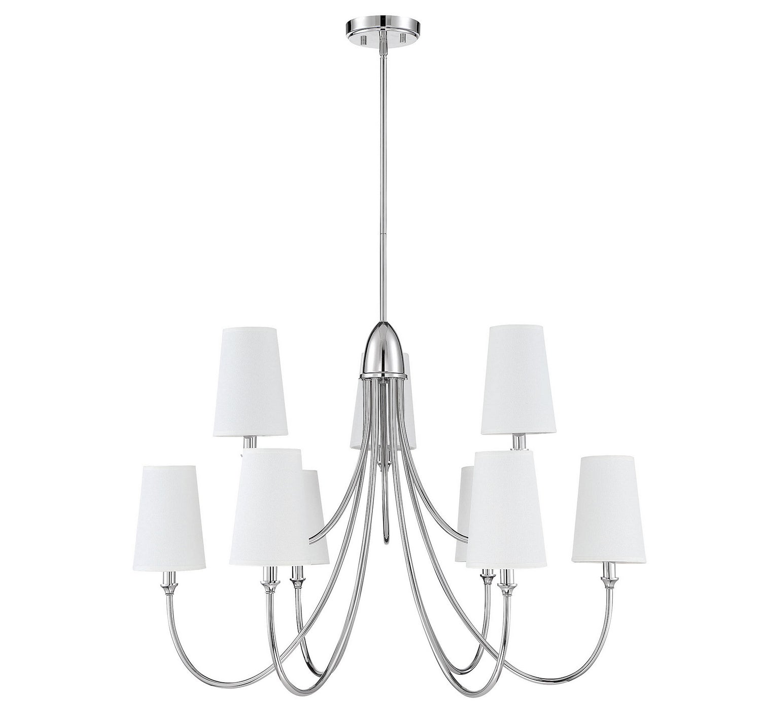 Savoy House - 1-2541-9-109 - Nine Light Chandelier - Cameron - Polished Nickel