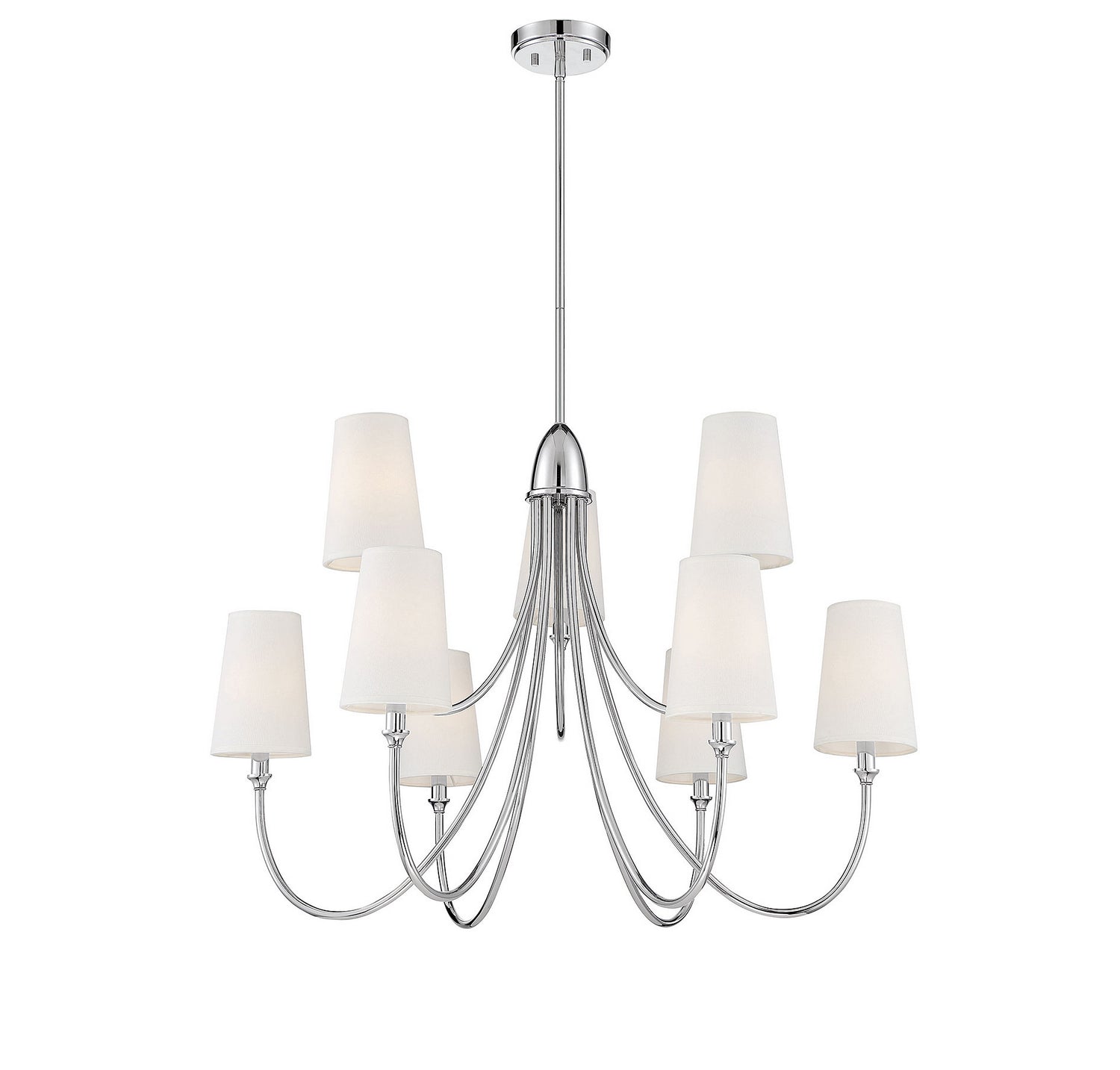 Savoy House - 1-2541-9-109 - Nine Light Chandelier - Cameron - Polished Nickel