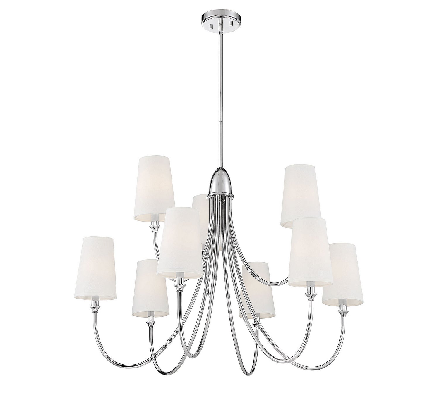 Savoy House - 1-2541-9-109 - Nine Light Chandelier - Cameron - Polished Nickel