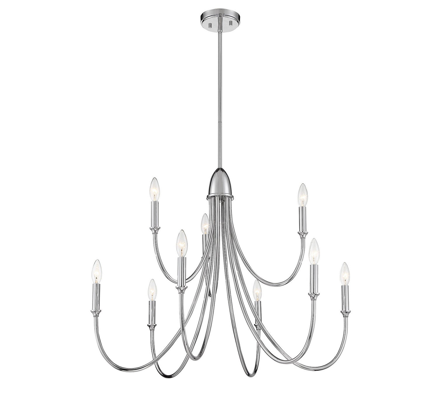 Savoy House - 1-2541-9-109 - Nine Light Chandelier - Cameron - Polished Nickel