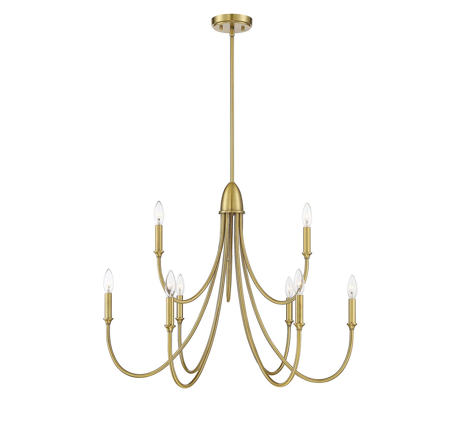 Savoy House - 1-2541-9-322 - Nine Light Chandelier - Cameron - Warm Brass