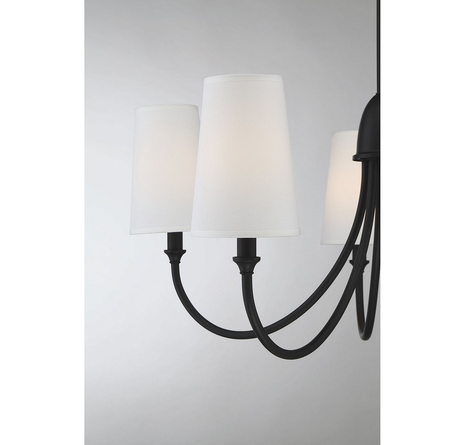 Savoy House - 1-2540-5-89 - Five Light Chandelier - Cameron - Matte Black