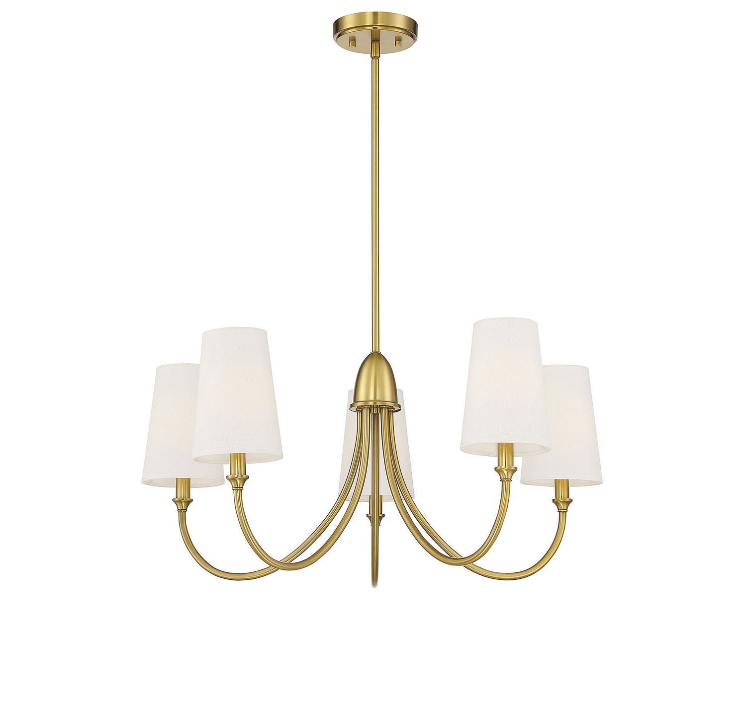 Savoy House - 1-2540-5-322 - Five Light Chandelier - Cameron - Warm Brass