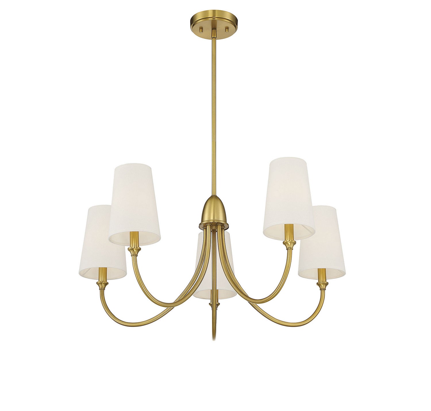 Savoy House - 1-2540-5-322 - Five Light Chandelier - Cameron - Warm Brass