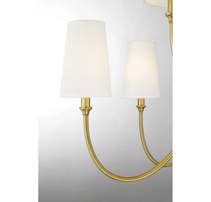 Savoy House - 1-2540-5-322 - Five Light Chandelier - Cameron - Warm Brass