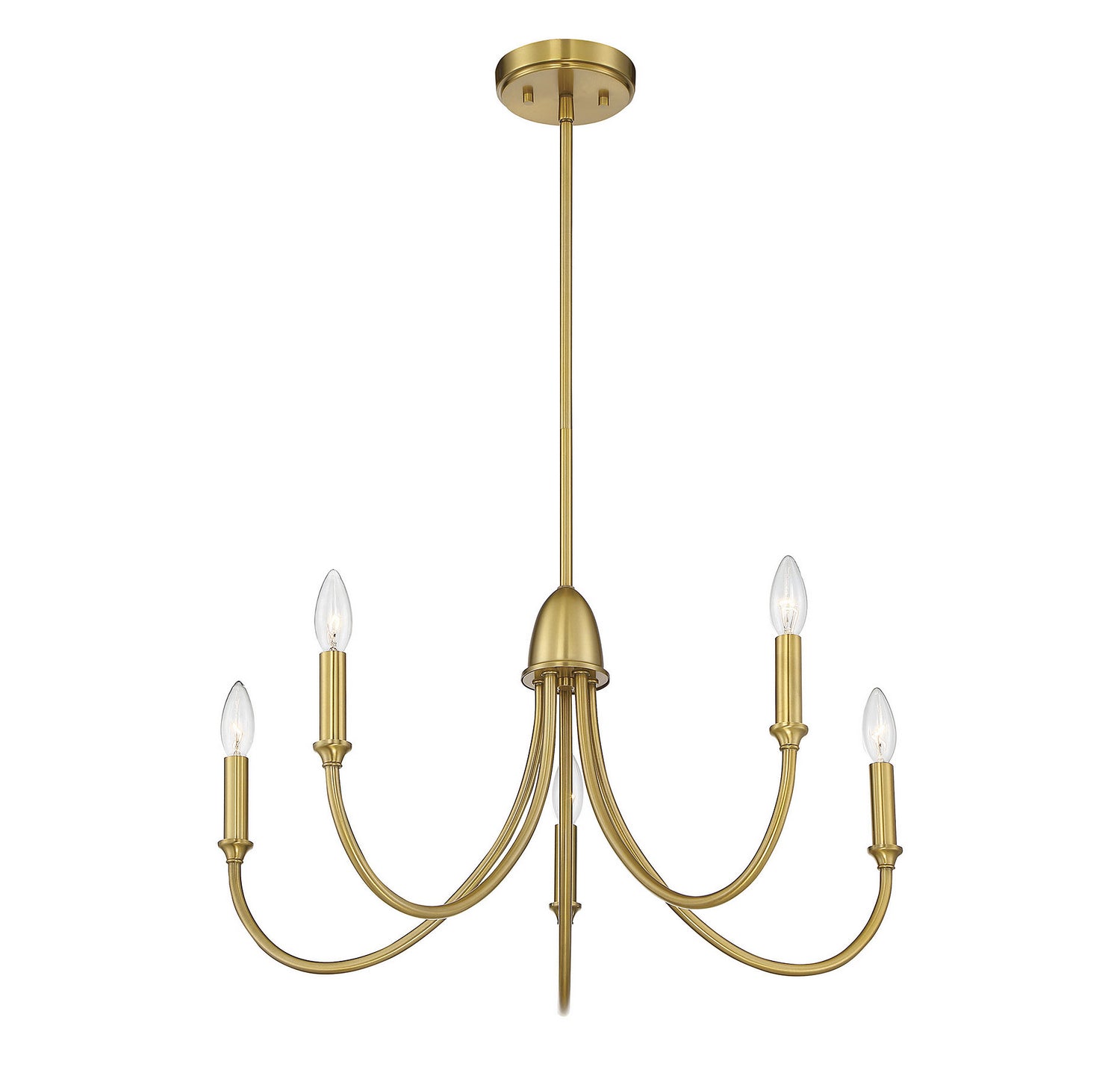 Savoy House - 1-2540-5-322 - Five Light Chandelier - Cameron - Warm Brass