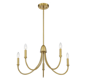 Savoy House - 1-2540-5-322 - Five Light Chandelier - Cameron - Warm Brass