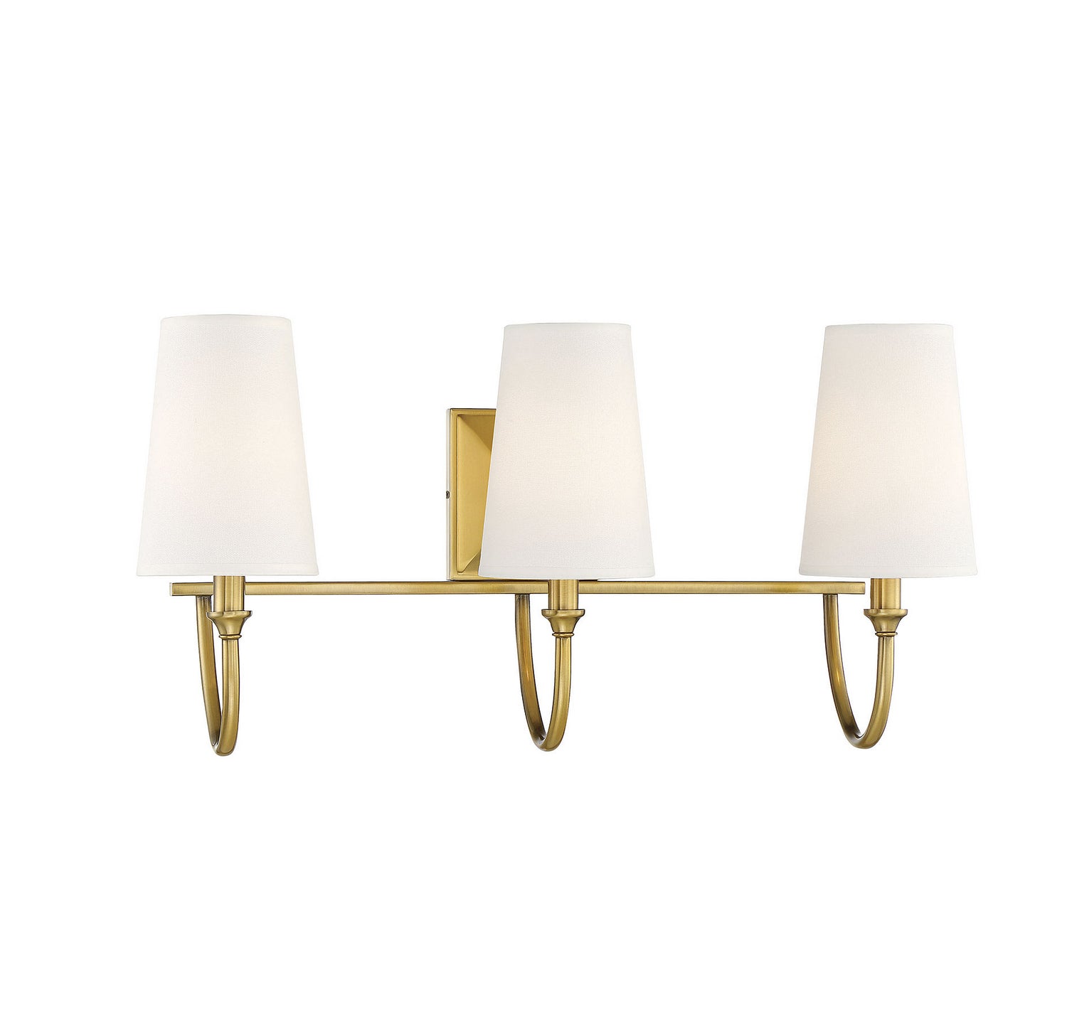 Savoy House - 8-2542-3-322 - Three Light Bath Bar - Cameron - Warm Brass