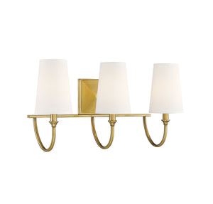 Savoy House - 8-2542-3-322 - Three Light Bath Bar - Cameron - Warm Brass