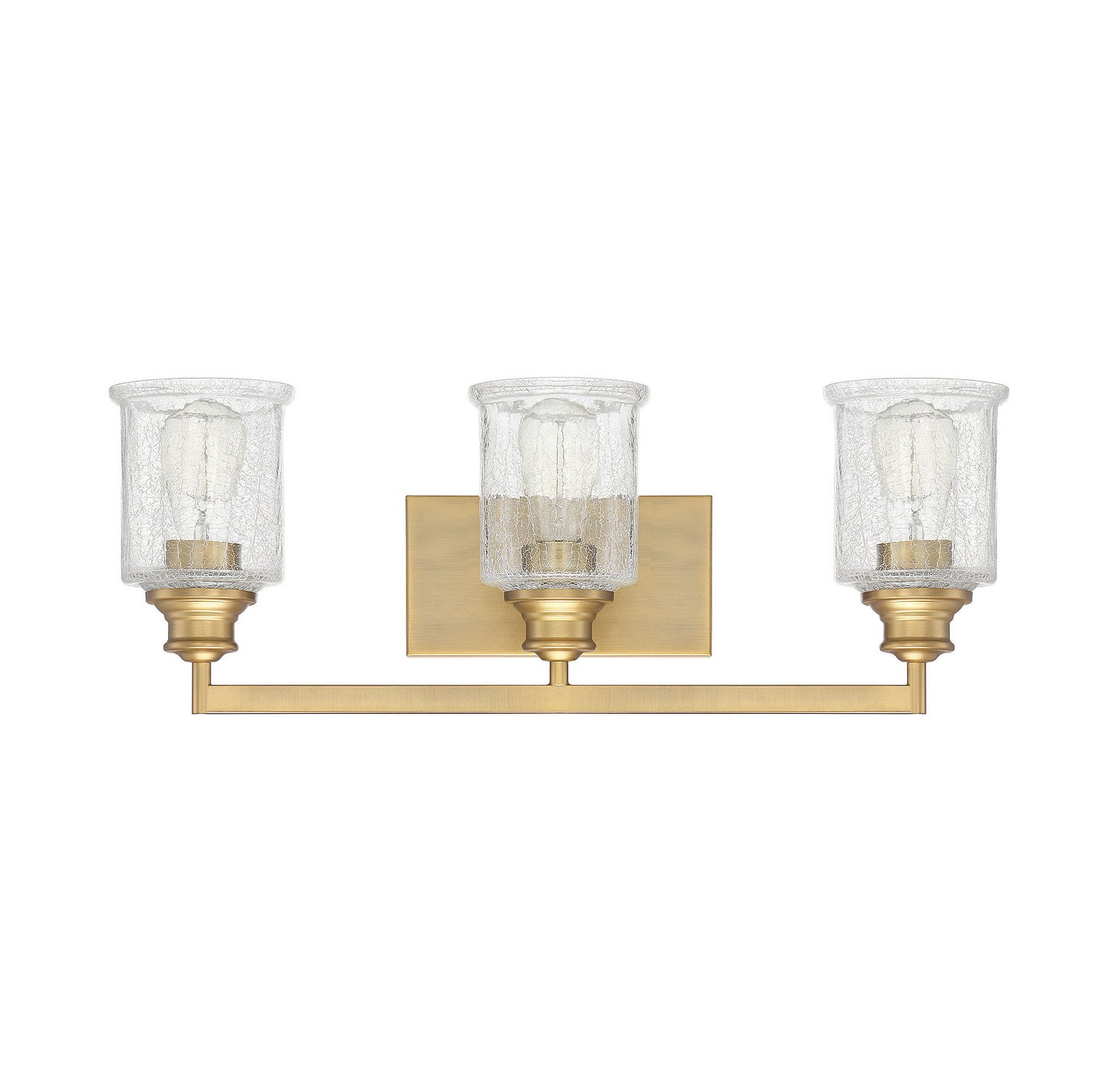 Savoy House - 8-1972-3-322 - Three Light Bath Bar - Hampton - Warm Brass