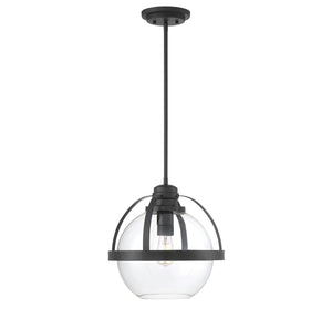 Savoy House - 7-7201-1-89 - One Light Pendant - Pendleton - Matte Black