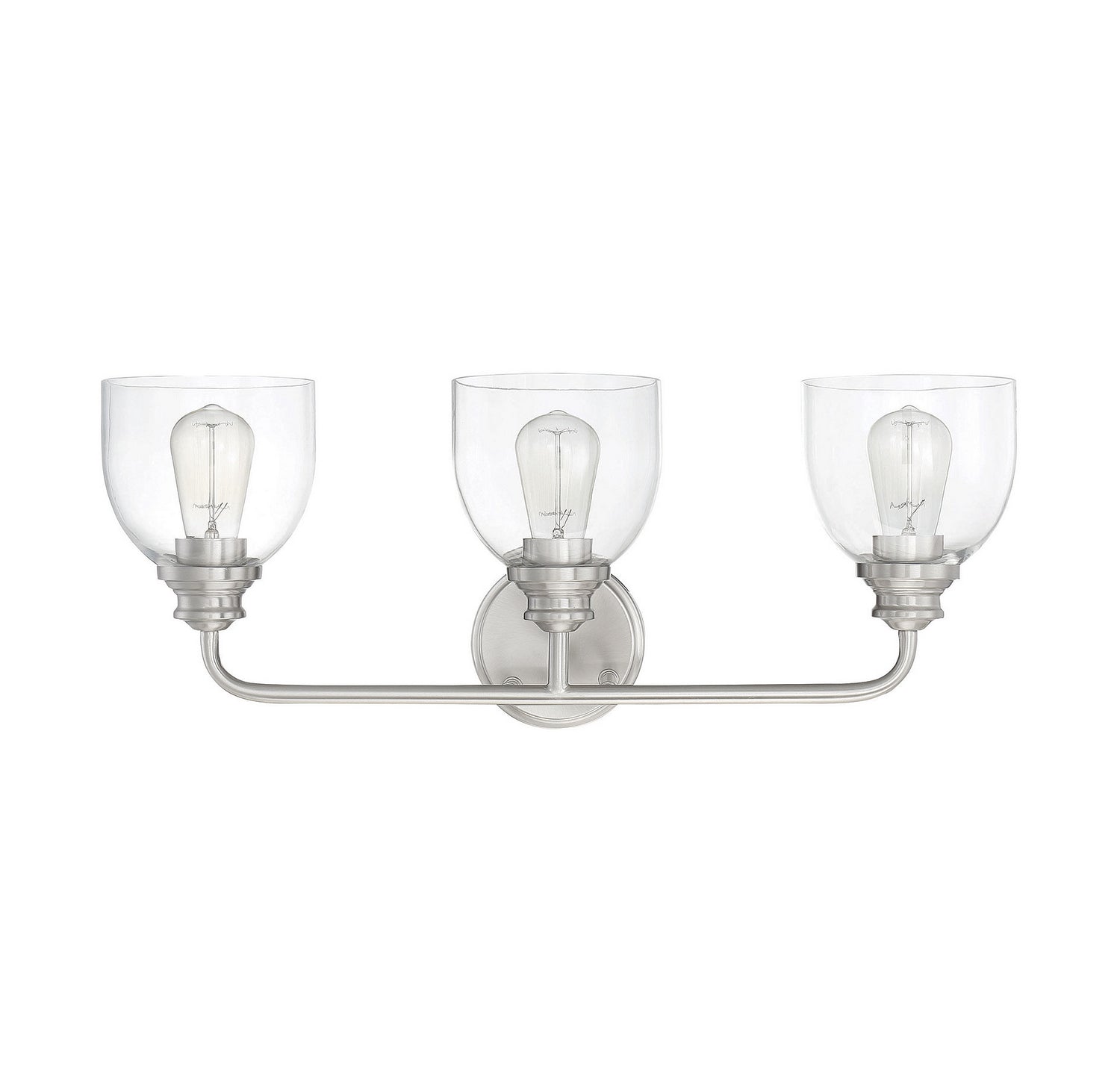 Savoy House - 8-7205-3-SN - Three Light Bath Bar - Vale - Satin Nickel