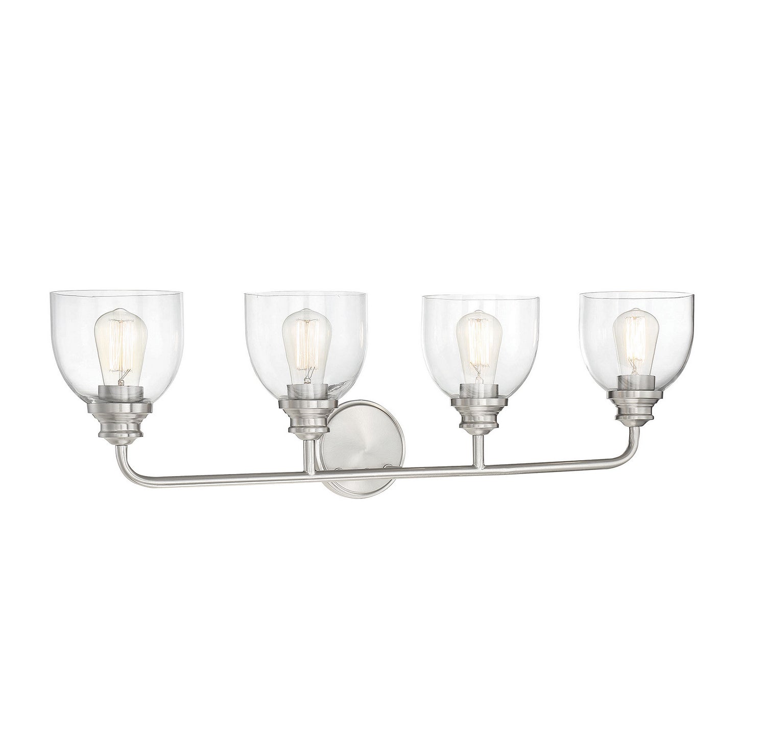 Savoy House - 8-7205-4-SN - Four Light Bath Bar - Vale - Satin Nickel