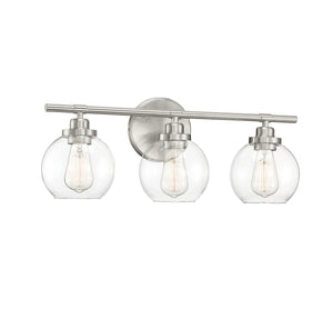 Savoy House - 8-4050-3-SN - Three Light Bath Bar - Carson - Satin Nickel