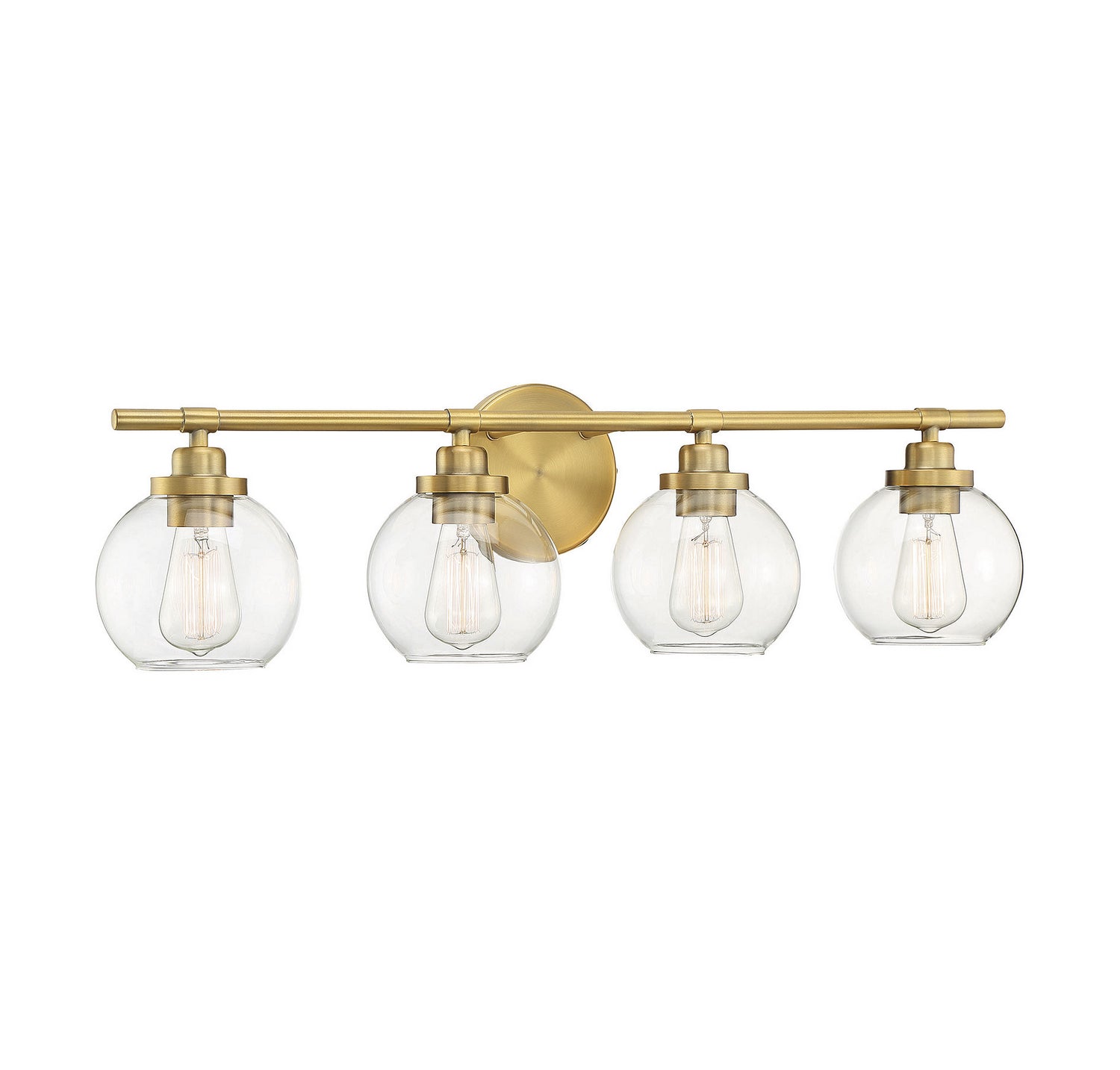 Savoy House - 8-4050-4-322 - Four Light Bath Bar - Carson - Warm Brass