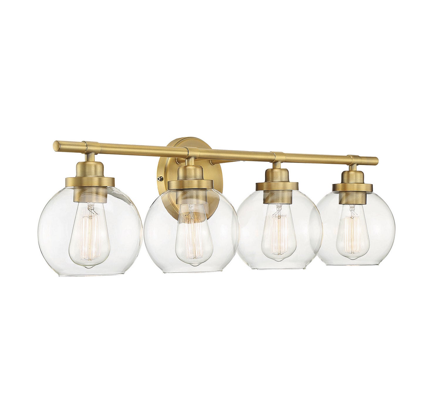 Savoy House - 8-4050-4-322 - Four Light Bath Bar - Carson - Warm Brass