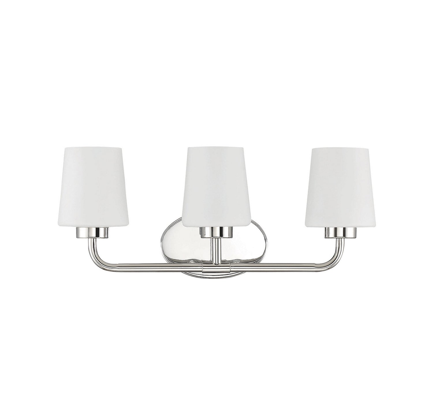 Savoy House - 8-4090-3-109 - Three Light Bath Bar - Capra - Polished Nickel