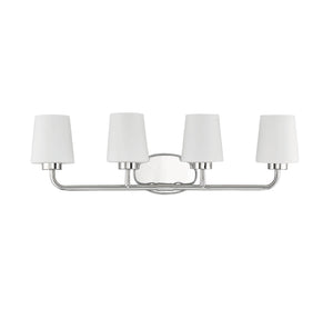 Savoy House - 8-4090-4-109 - Four Light Bath Bar - Capra - Polished Nickel