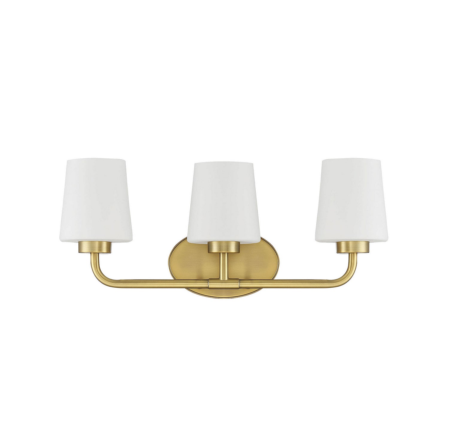 Savoy House - 8-4090-3-322 - Three Light Bath Bar - Capra - Warm Brass