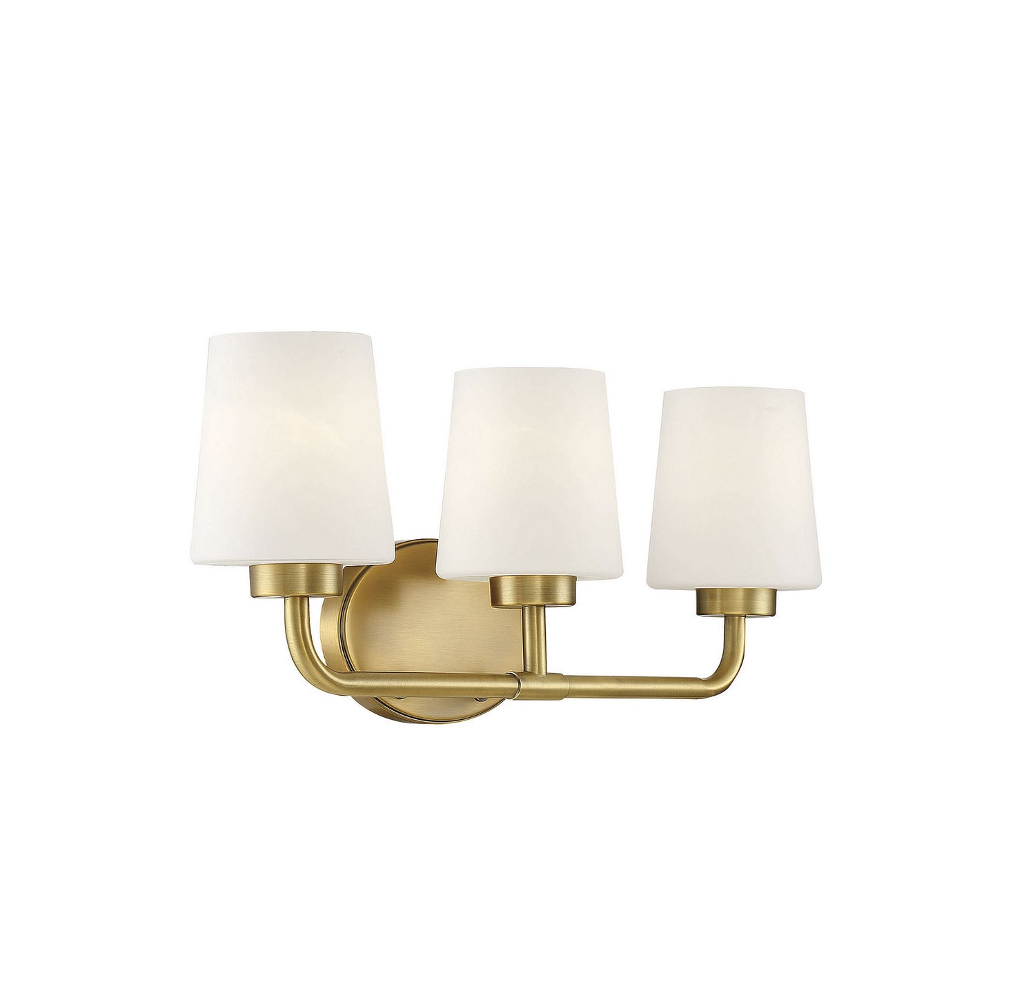 Savoy House - 8-4090-3-322 - Three Light Bath Bar - Capra - Warm Brass