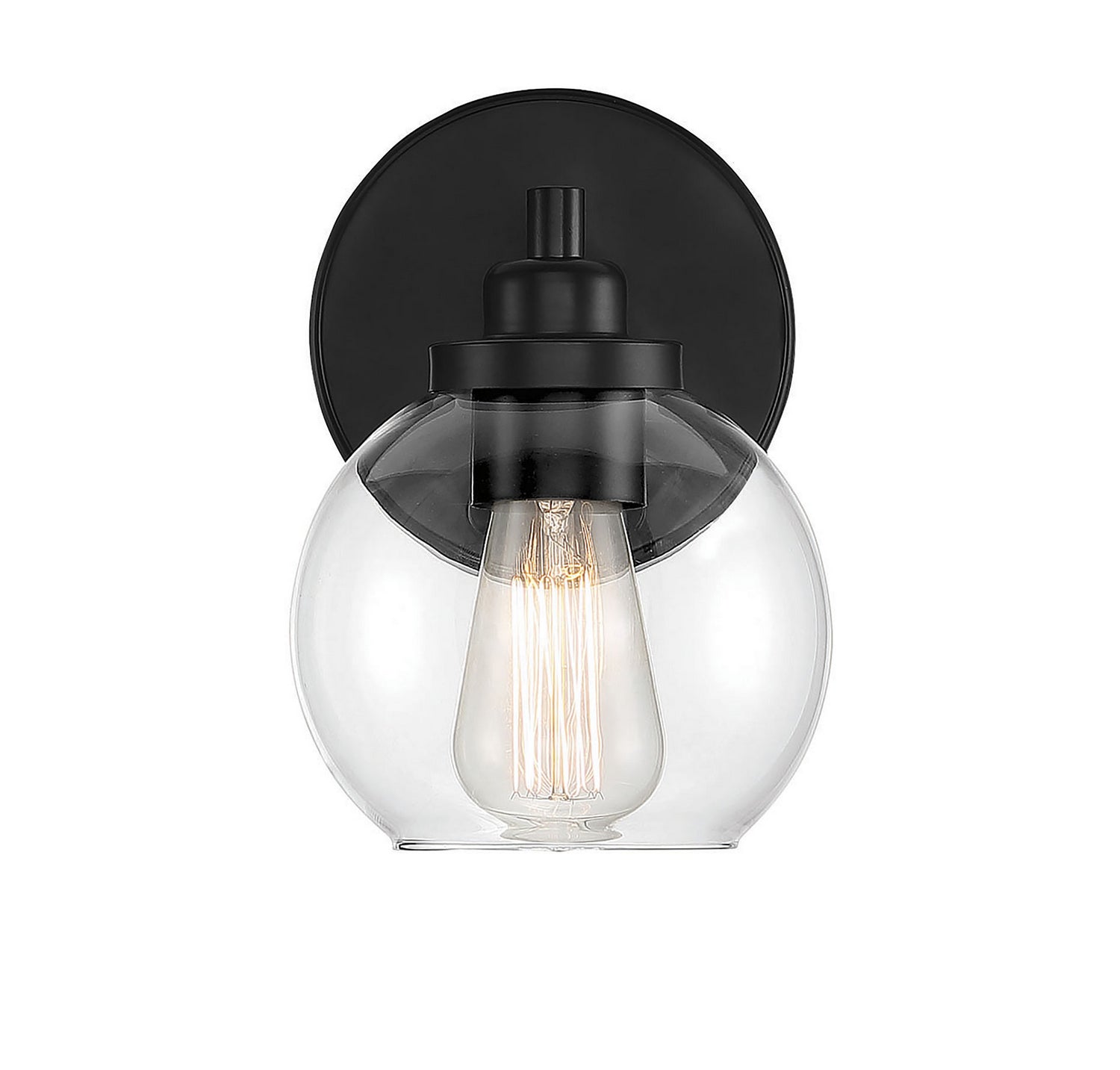 Savoy House - 9-4050-1-BK - One Light Wall Sconce - Carson - Matte Black