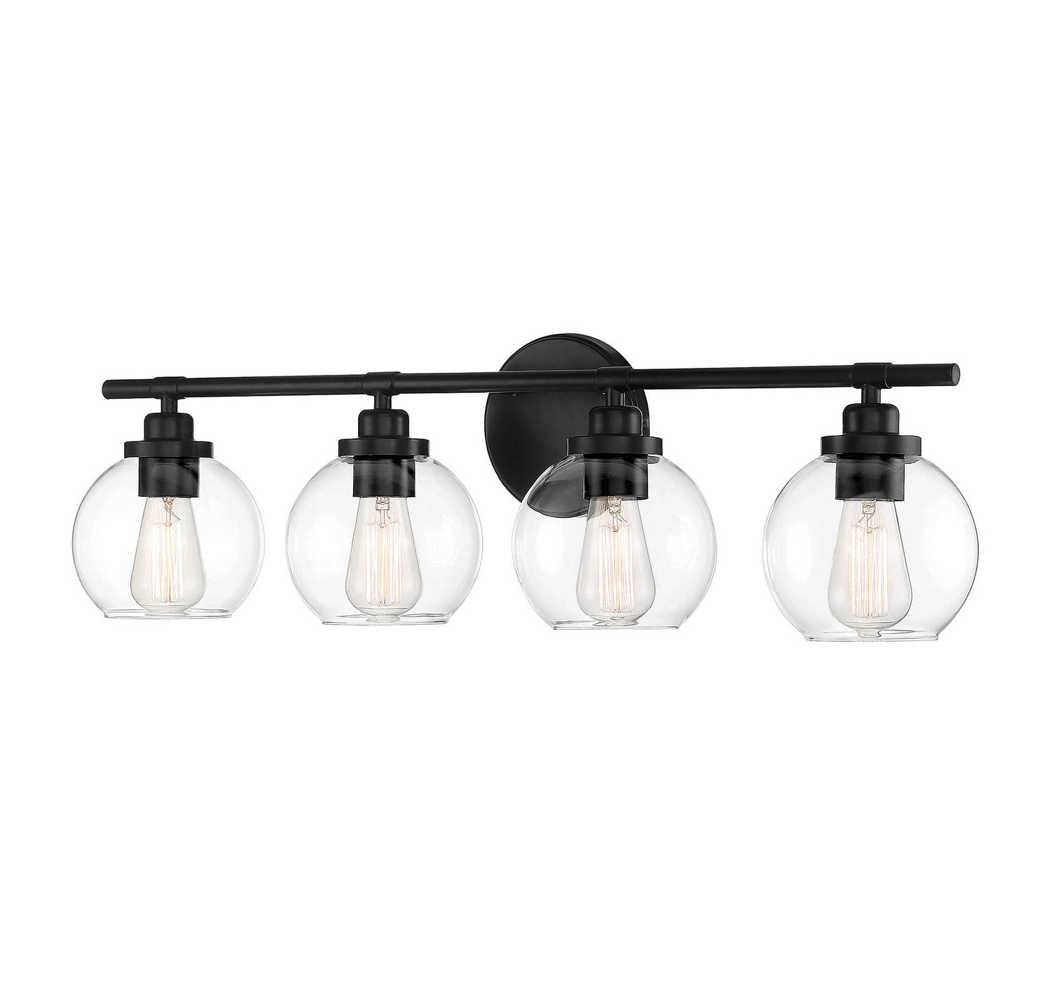 Savoy House - 8-4050-4-BK - Four Light Bath Bar - Carson - Matte Black