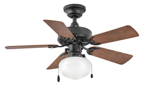Hinkley - 901836FMB-NWA - 36"Ceiling Fan - Cabana - Matte Black