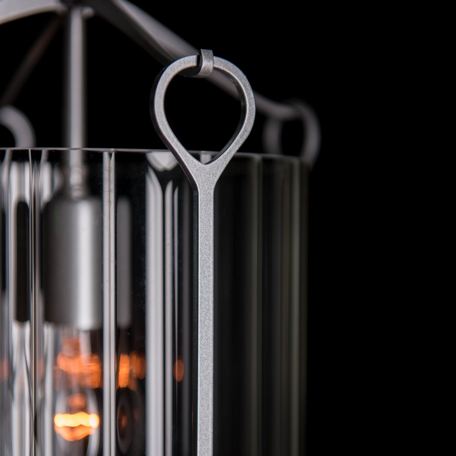 Hubbardton Forge - 104060-SKT-82-ZM0137 - Bow Tall Mini Pendant - Bow - Vintage Platinum