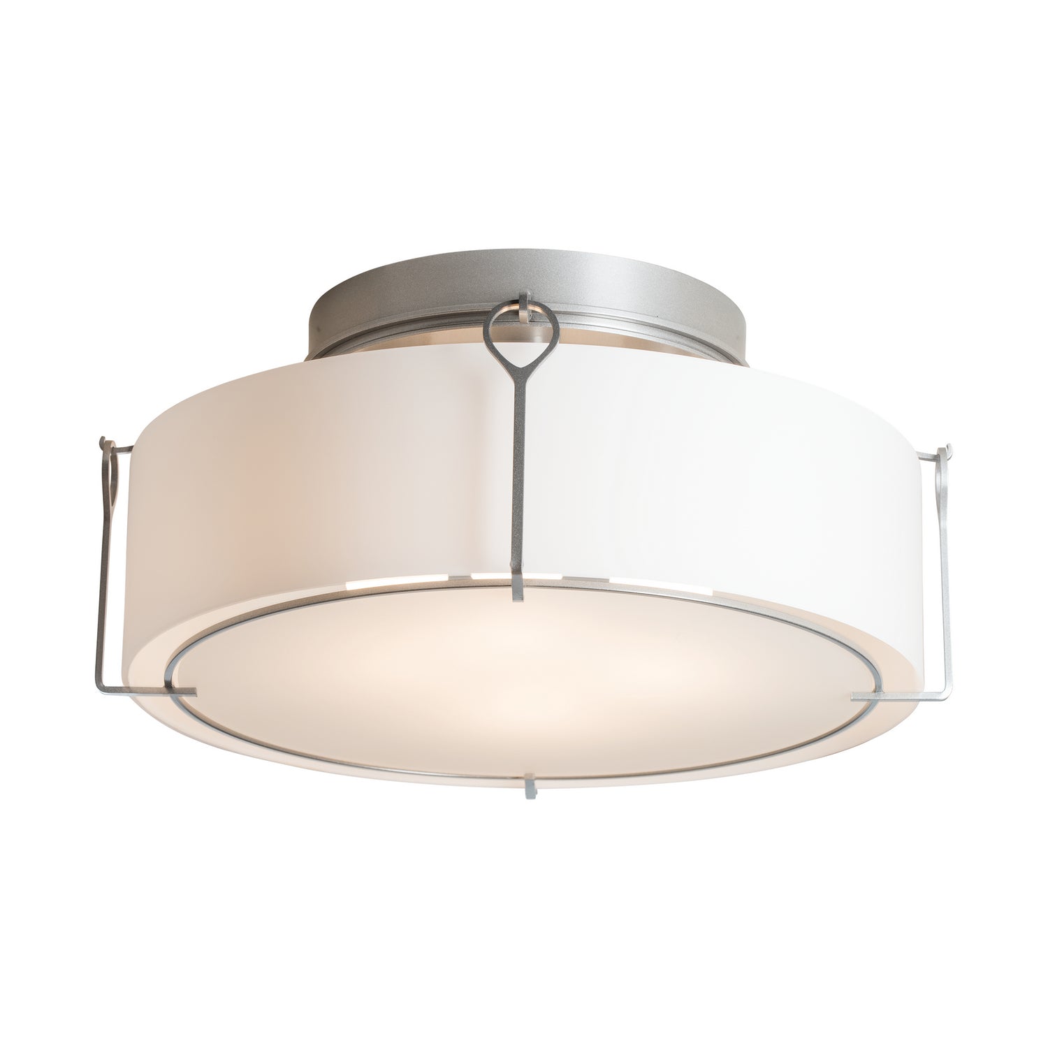 Hubbardton Forge - 121145-SKT-82-GG0216 - Bow Large Semi-Flush - Bow - Vintage Platinum