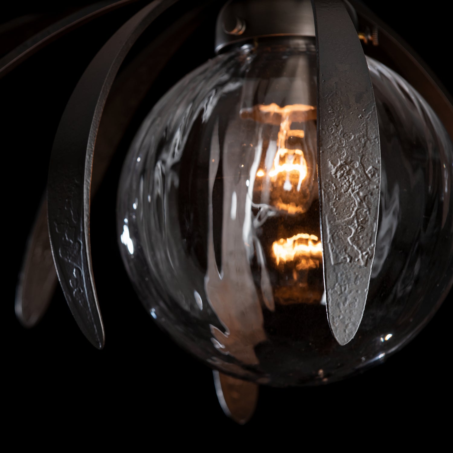 Hubbardton Forge - 124350-SKT-07-LL0631 - Dahlia Semi-Flush - Dahlia - Dark Smoke