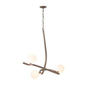 Hubbardton Forge - 139201-SKT-84-GG0677 - Three Light Pendant - Slide - Soft Gold