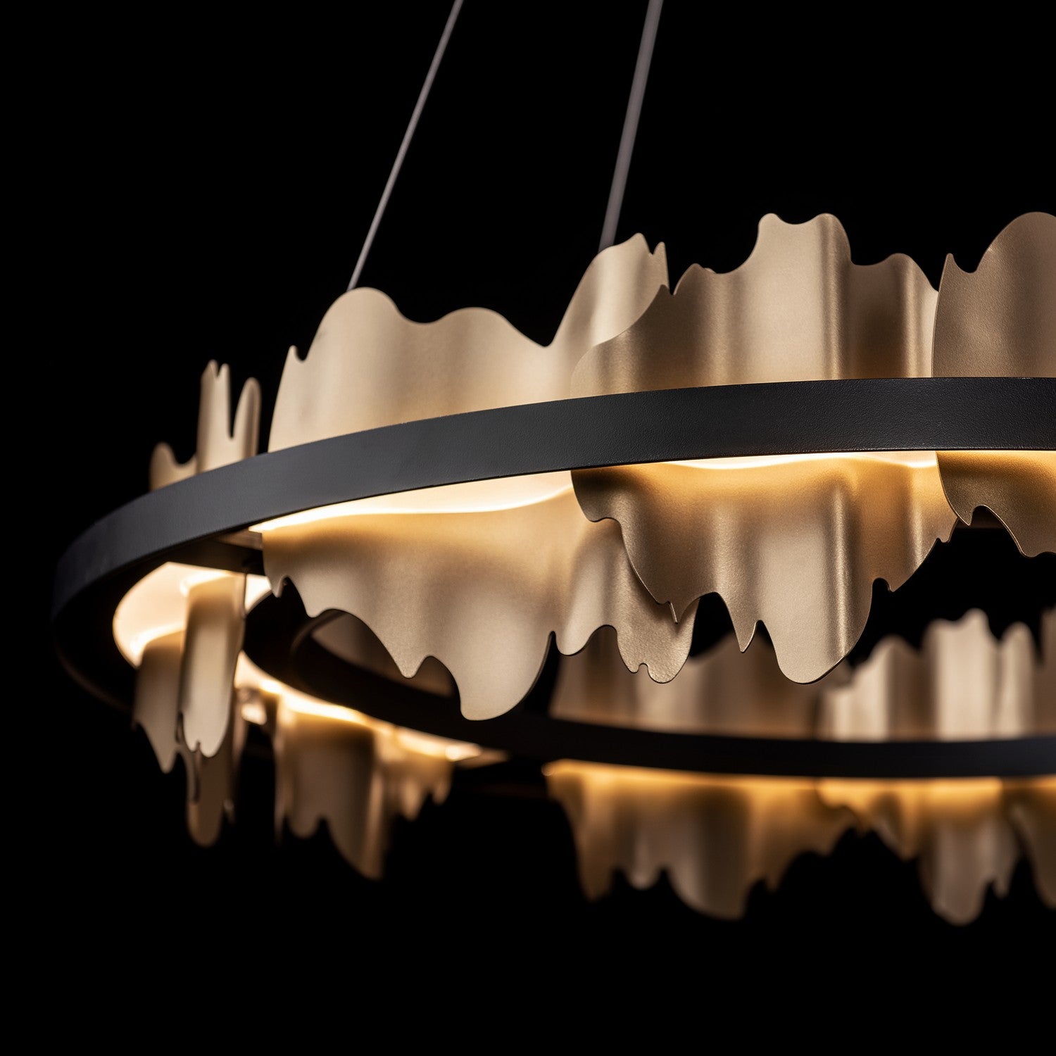 Hubbardton Forge - 139653-LED-STND-10-84 - Hildene Circular LED Pendant - Hildene - Black