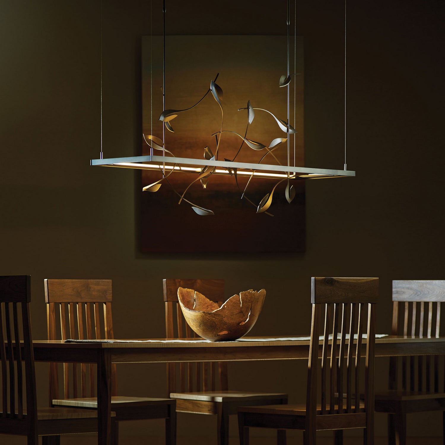 Hubbardton Forge - 139756-LED-STND-07 - Autumn LED Pendant - Four Seasons - Dark Smoke