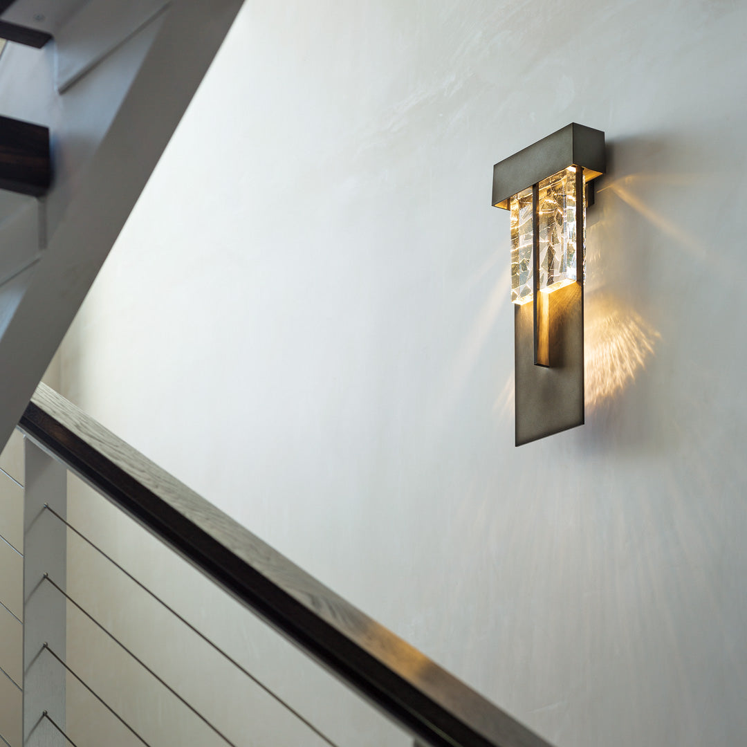 Hubbardton Forge - 302518-LED-77-YP0669 - LED Outdoor Wall Sconce - Shard - Coastal Dark Smoke