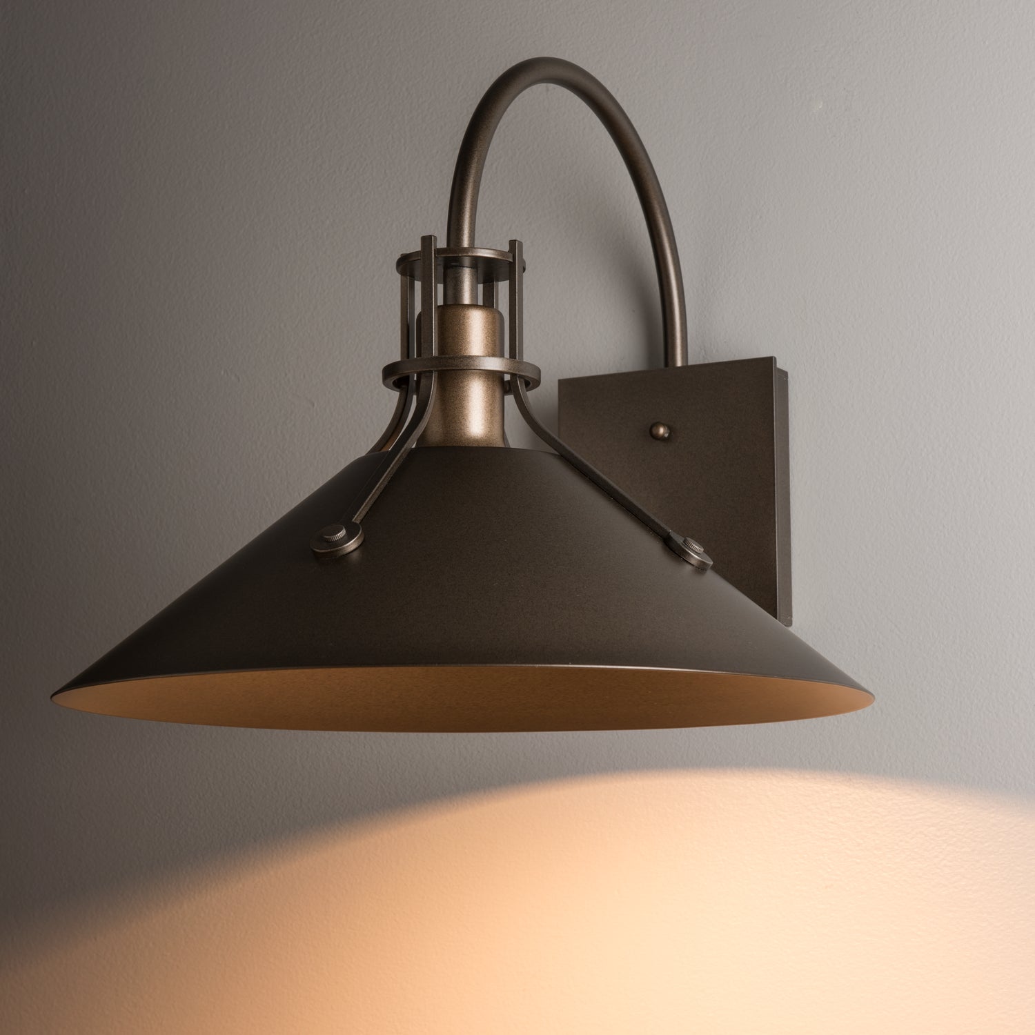 Hubbardton Forge - 302713-SKT-75 - Henry Large Dark Sky Friendly Outdoor Sconce - Henry - Coastal Bronze