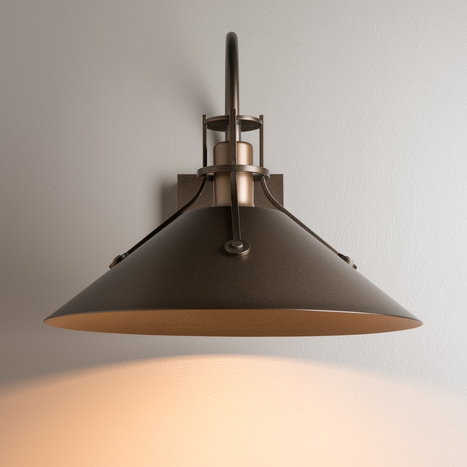 Hubbardton Forge - 302713-SKT-75 - Henry Large Dark Sky Friendly Outdoor Sconce - Henry - Coastal Bronze