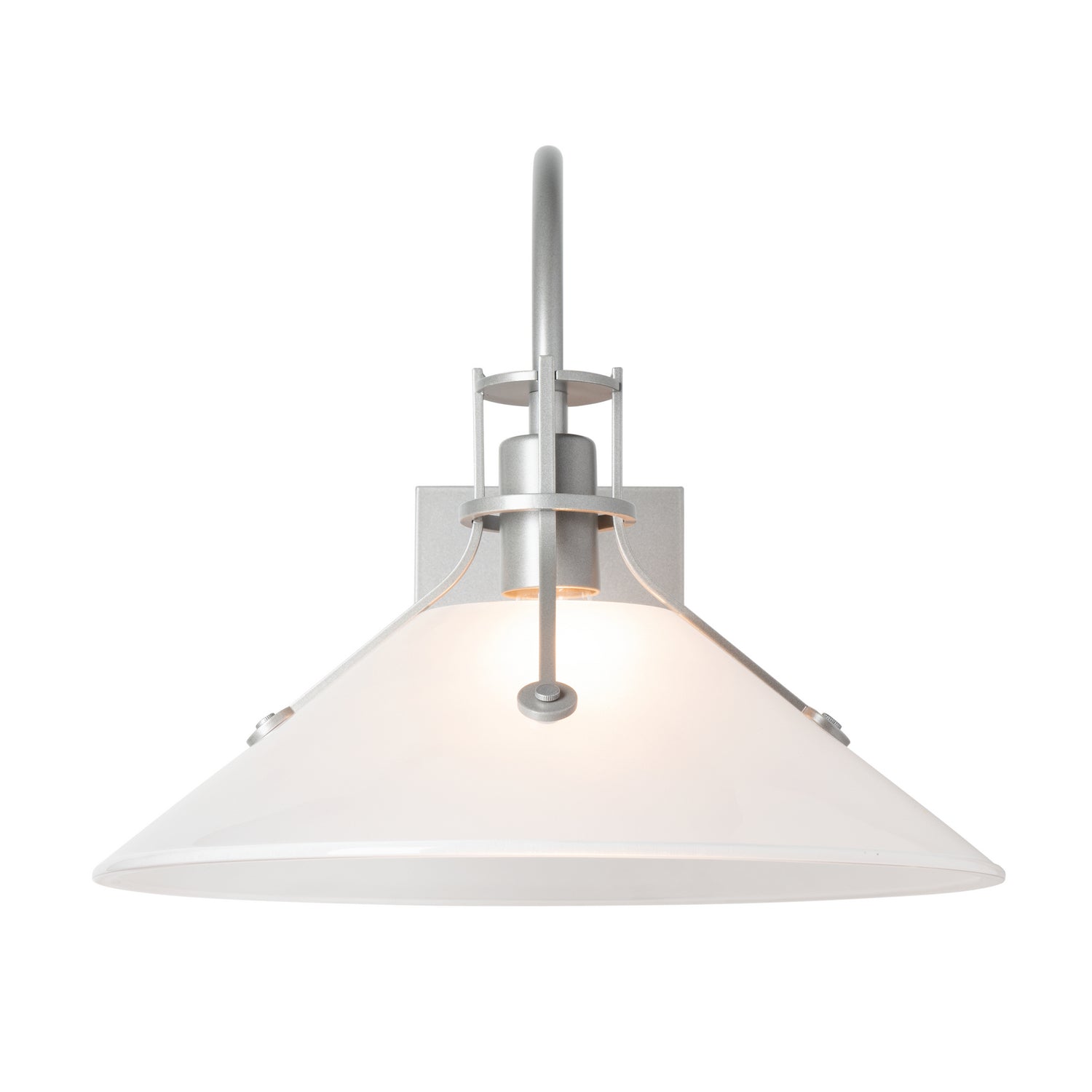 Hubbardton Forge - 302714-SKT-78-FD0686 - Henry Large Glass Shade Outdoor Sconce - Henry - Coastal Burnished Steel