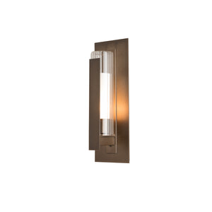 Hubbardton Forge - 307281-SKT-75-ZU0660 - One Light Outdoor Wall Sconce - Vertical Bar - Coastal Bronze